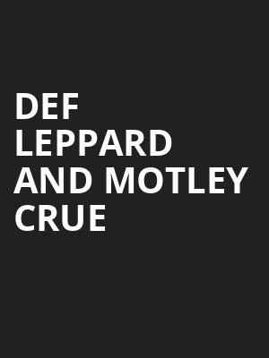 Def Leppard and Motley Crue Poster